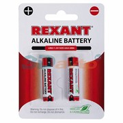 Батарейка AAA REXANT LR03 комплект 2шт фотография