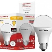 Светодиодная лампа supra sl-led-pr-a60-8w/3000/e27