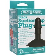 Плаг для страпон систем Vac-U-Lock Suction Cup Plug черный фотография