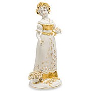 Скульптура “Девушка с букетом“ 15х30х13см. арт.SV-84 Sabadin Vittorio фото