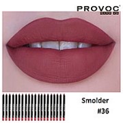 Полупермаментный гелевый карандаш для губ Provoc #36 Smolder фото