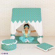 PAREMO Текстильный домик с пуфиком “Дворец Жасмин“ фото