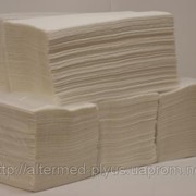 Полотенца бумажные листовые (230мм х 245мм), V-укладка, 160 лист./уп, белые (двухслойная 100% целюлоза)