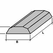 Фундамент ленточный (ГОСТ 13580-85), ФЛ-12.12-1, класс бетона В-10 L=120см, B=118см, H=30см, 780 кг фото