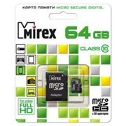 Флэшка Micro SD 64GB Mirex MicroSDXC фото