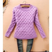 Женский свитер фиолетового цвета 1591-1