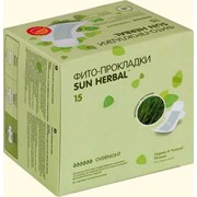 Фито-прокладки женские Sun Herbal, НОЧНЫЕ, 15шт/уп фотография