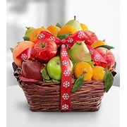 Корзина подарочная с фруктами фото