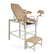 Кресло гинекологическое «Клер КГФВ 01гп» с фиксированной высотой, на газовых пружинах, с передвижной ступенько