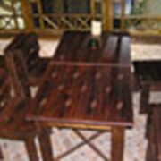 Мебель для кафе и ресторанов - стиль кантри фото