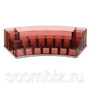 Акриловый органайзер для косметики Multi-Functional Storage Box QFY-3129, бордовый