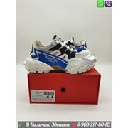 Кроссовки Valentino Climbers белые с синим фото