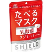 Morinaga SHIELD Кисломолочные бактерии или "съедобная маска", 33 гр