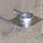 Подставка напольная, настенная, разгрузочная (с теплоизоляцией) из нержавеющей стали: диаметр (ф220 / 280) фото