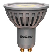 Лампа светодиодная DELUX GU10E 7.5Вт GU10 теплый белый фото