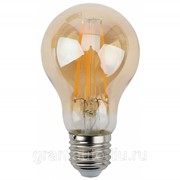 Лампа светодиодная филаментная ЭРА F-LED A60-11W-827-E27 gold груша 11Вт Е27 теплый свет фото