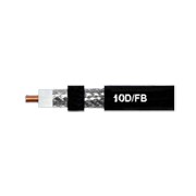Кабель черный 10D/FB CCA PVC фото