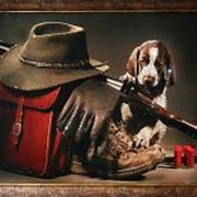 Картина Настоящий охотник с кристаллами Swarovski (1562) фото