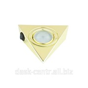 Светильник ДС треугольный золото с выключателем