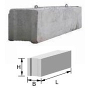 Блоки бетонные (ФБС) для стен подвалов марки ФБС 12.4.6