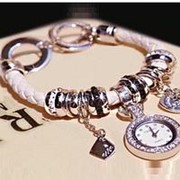 Часы-подвеска с браслетом в стиле Pandora (Пандора)