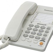 Телефон проводной Panasonic KX-TS2363RUW белый фотография