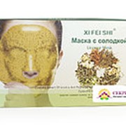 Альгинатная маска для лица “Солодка“ XI FEI SHI фото