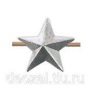 Звезда 13 мм серебристого цвета фотография