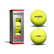 Мяч для гольфа Pinnacle Rushарт. P4134S-BIL 3шт желтый