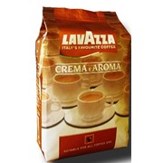 Кофе LAVAZZA CremaAroma в зернах, 1 кг фото