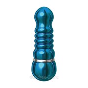 Голубой аллюминиевый вибратор BLUE SMALL - 7,5 см.