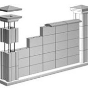 Пустотный блок "Столб" для строительства заборных столбов или колонн