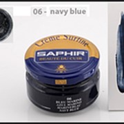 SAPHIR - 06 Крем банка СТЕКЛО Creme Surfine, 50мл. (navy blue)