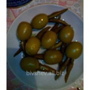 Оливки зеленые фаршырованные острым перцем