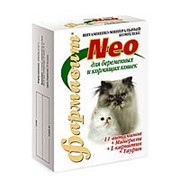 Фармавит Neo, витаминно-минеральный комп. для берем. и корм.кошек, 60 таблеток