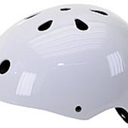 Шлем универсальный/ВМХ/FREESTYLE 11отв. суперпрочный 54-58см лакированный белый VENTURA фото