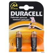 Батарейка AA Duracell LR6-2BL Basic (2шт)