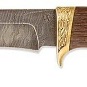 Нож нескладной дамасская сталь ГЕПАРД (2863)д. фото