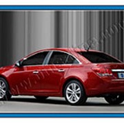 Молдинги боковых окон нерж. сталь 6 шт. верхние Chevrolet Cruze 2009 –2015 седан фото