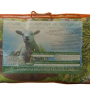Одеяло детское в пакете, цв.вкладыш шерсть овечья 320г/м2 118х118 Поликоттон фото