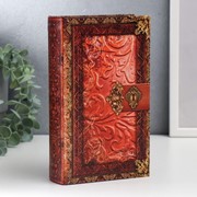 Сейф-книга дерево, кожзам “Замочная скважина“ 21х13х5 см фото