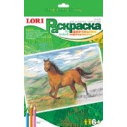 Раскраска карандашами фото