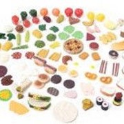 Набор пластиковых игрушек Продукты питания фотография