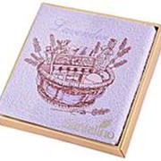 Полотенце махровое “лаванда“,50*90 см. ,сиреневый, вышивка, 100% хлопок SANTALINO (850-330-53) фото