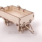 Механический деревянный конструктор, 3D пазл Ugears “Прицеп к Трактору“ фото