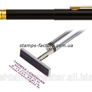 Ручка со штампом Heri 3020М, позолоченный корпус флеш