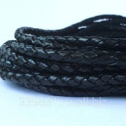 Кожаный шнур 5мм Премиум 1 бобина (10м)