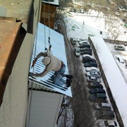Ремонт крыш балконного козырька в Алматы фото