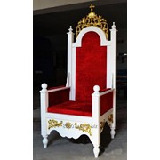 Кресло-трон резной деревянный
