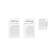 Адаптер Deppa Nano/Micro SIM white фотография